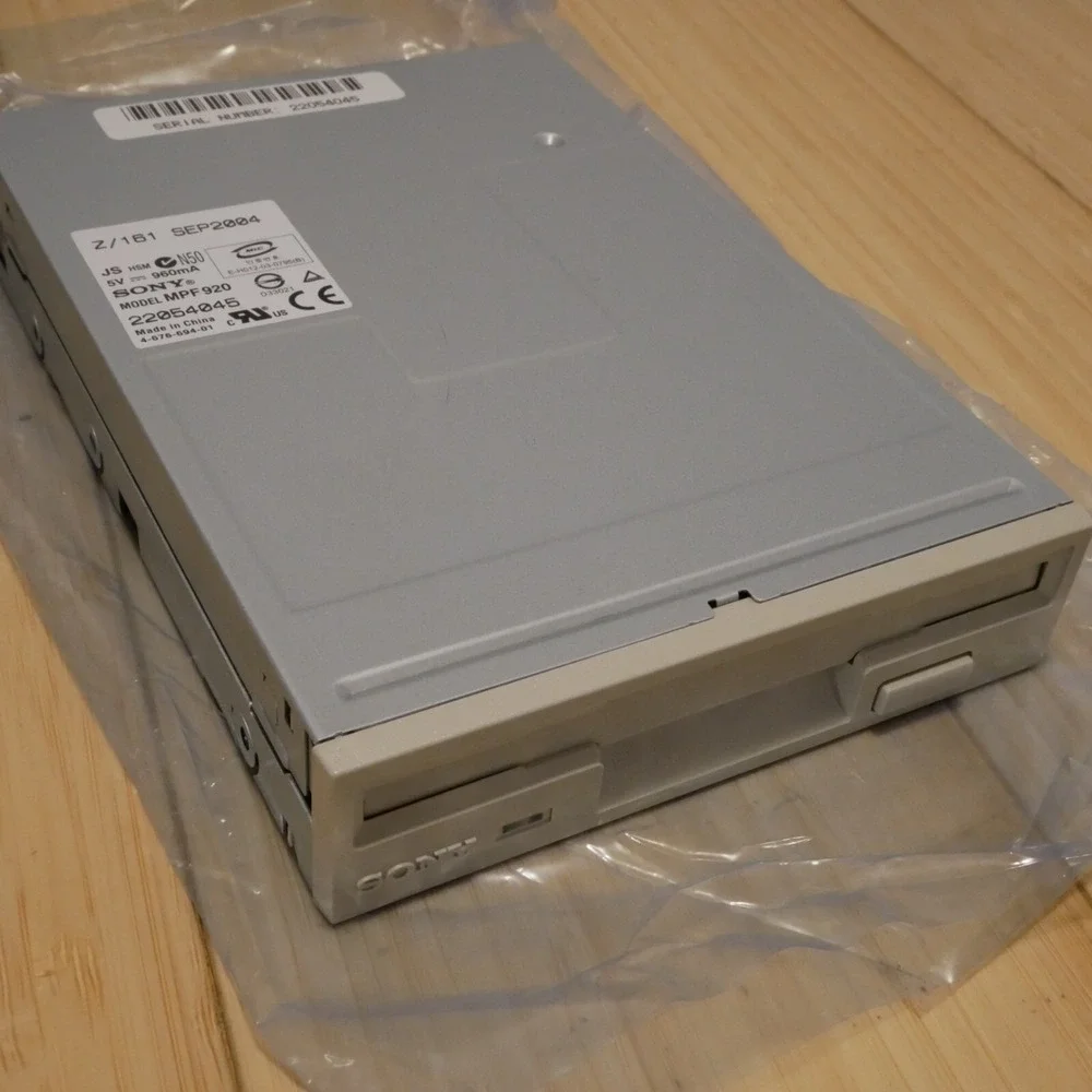 NOS Sony‎ MPF920 Internal Desktop 3.5 inch Floppy Disk Drive 1.44MB - Tested  17